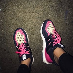 Pink,black,yellow adidas ultra boosts💞🖤🤩